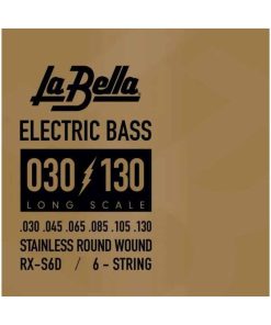La Bella RX-S6D Cuerdas de Bajo Eléctrico de 6 Cuerdas de