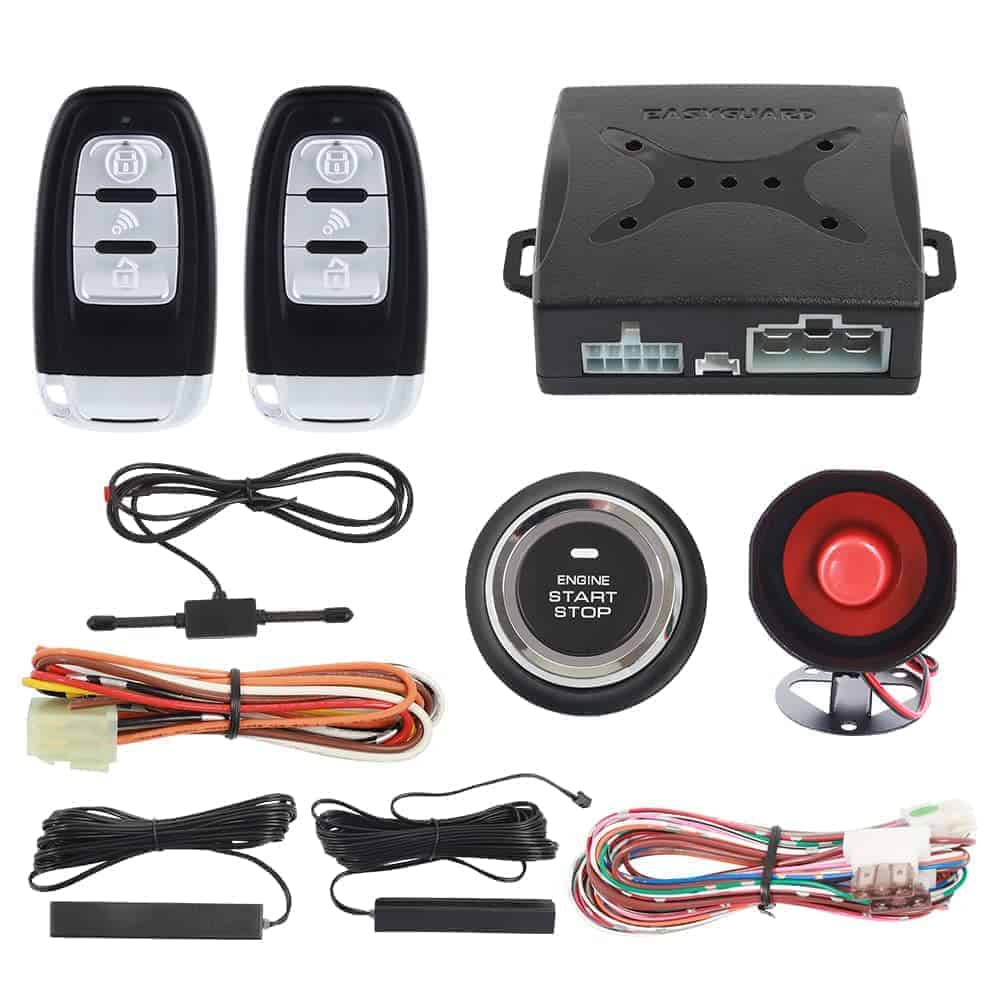 Alarma de Coche EASYGUARD EC003 Sistema Inteligente PKE con