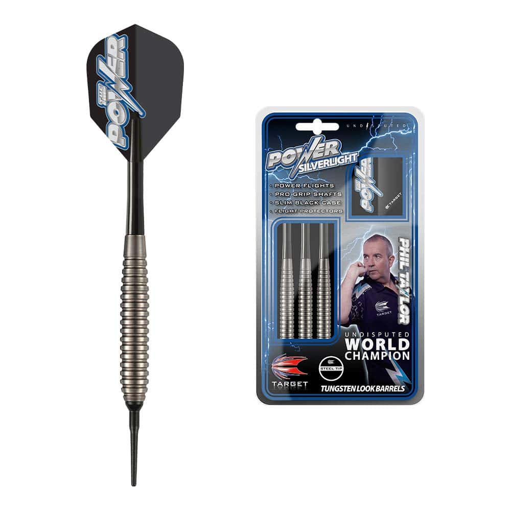 Set de Dardos de Punta Suave Phil Taylor Power Silverlight