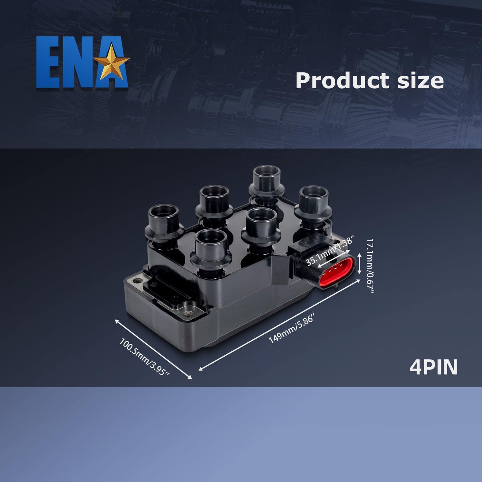 ENA Bobina de Encendido Compatible con Mercury Ford Mazda - Imagen 3