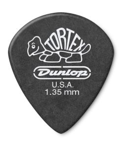 Dunlop 498R1.35 Tortex Jazz III XL, Negro, 1.35mm, 72/Bag