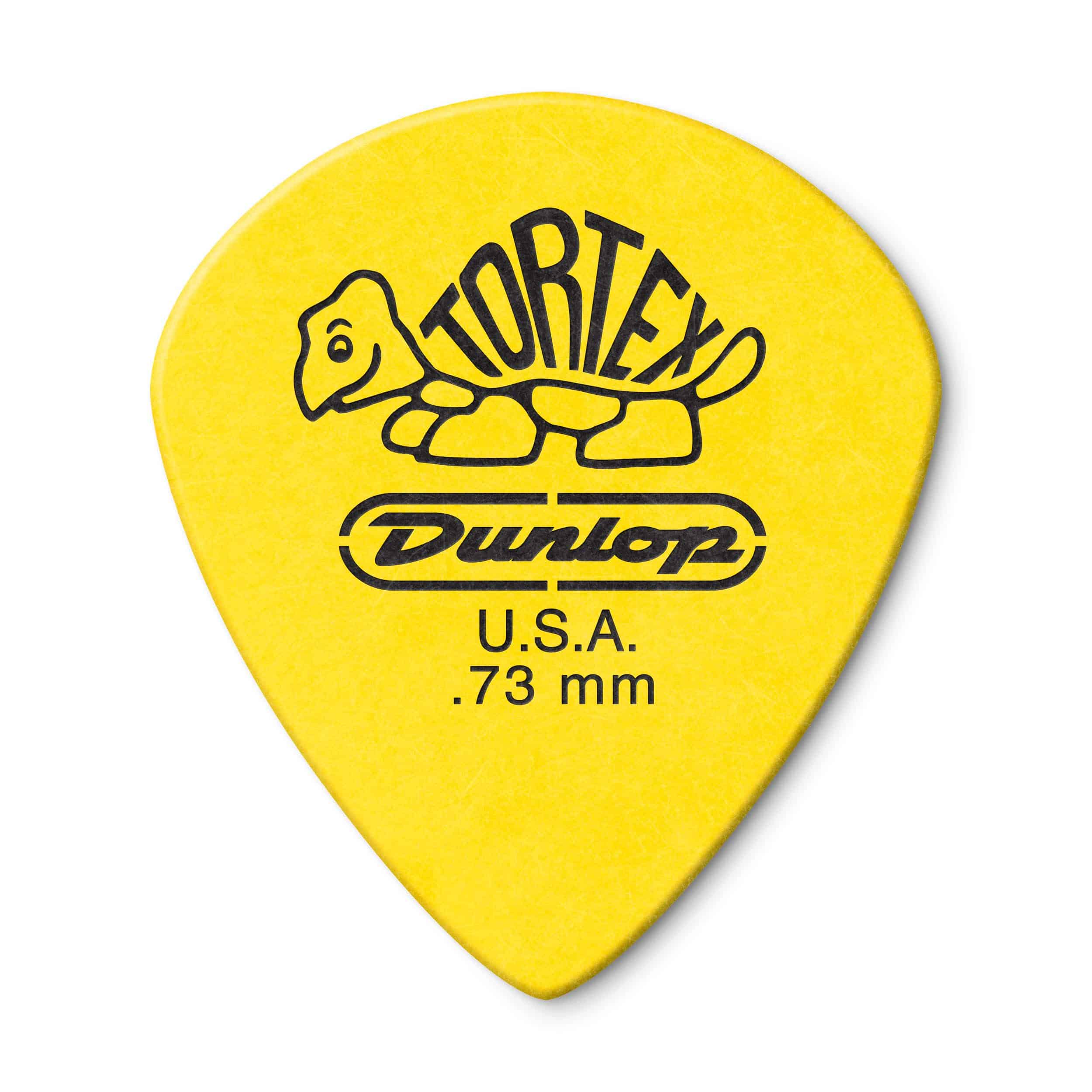 Dunlop 498R.73 Tortex Jazz III XL, Amarillo, .73mm, 72