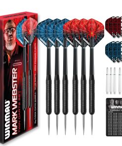 Juego de Dardos Winmau Mark Webster Twin Set | Acero