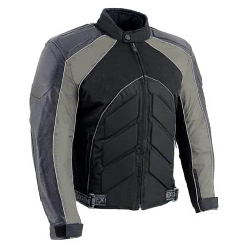 Chamarra de Moto Textil y de Cuero NexGen SH2153 para