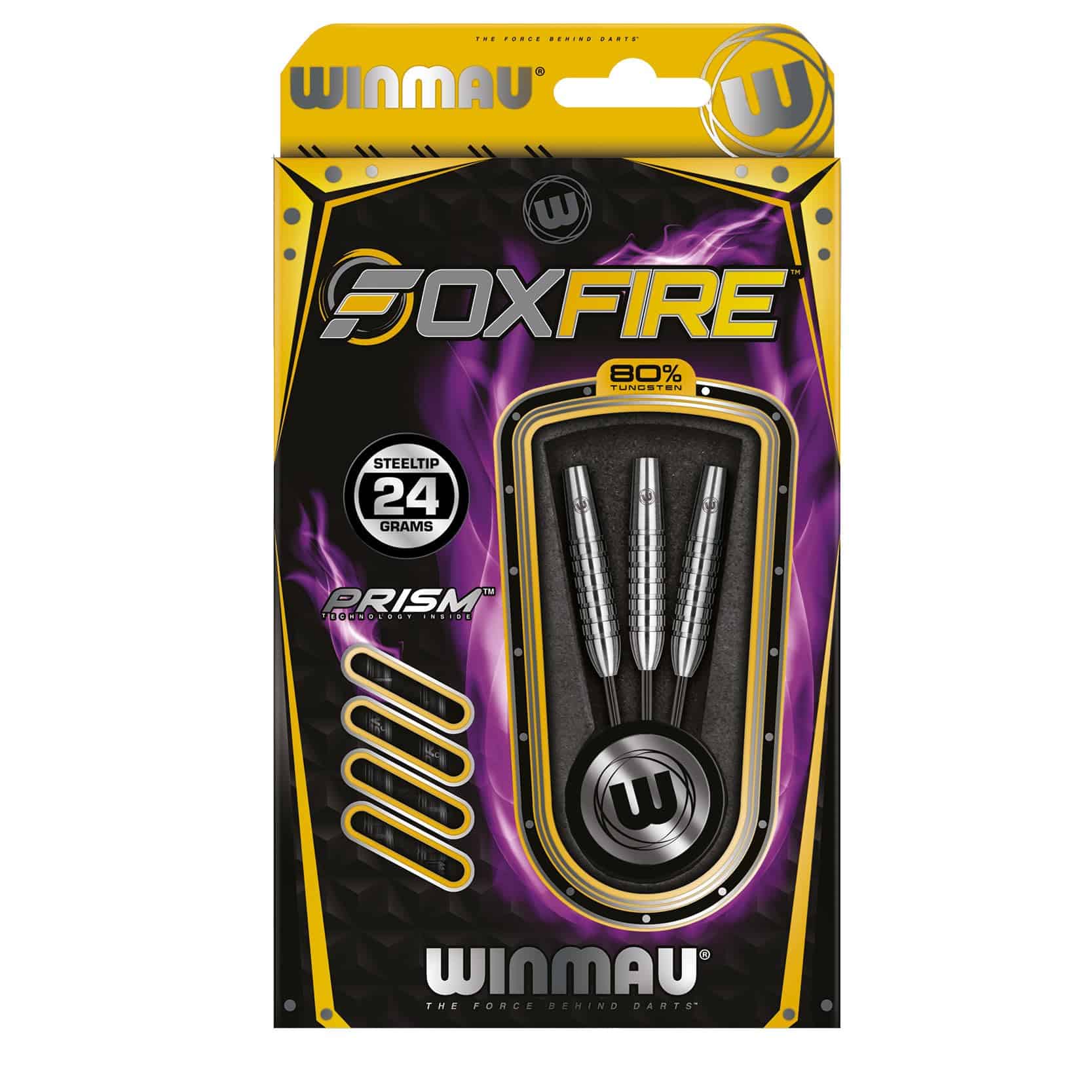 Winmau Foxfire 24g Dardos de Tungsteno con Vuelos y Ejes - Imagen 5
