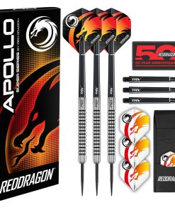 Set de Dardos Red Dragon Apollo de 23 gramos con Vuelos y