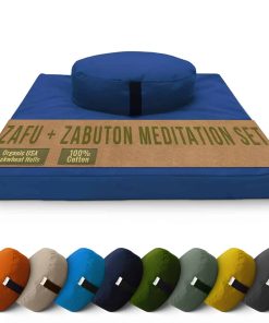 Set de Almohadilla de Meditación - Cojín Oval Grande Zafu