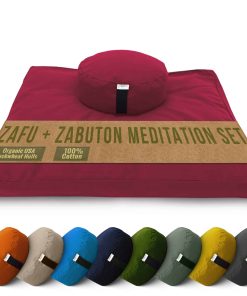 Set de Almohadón de Meditación - Almohadón Redondo Zafu de