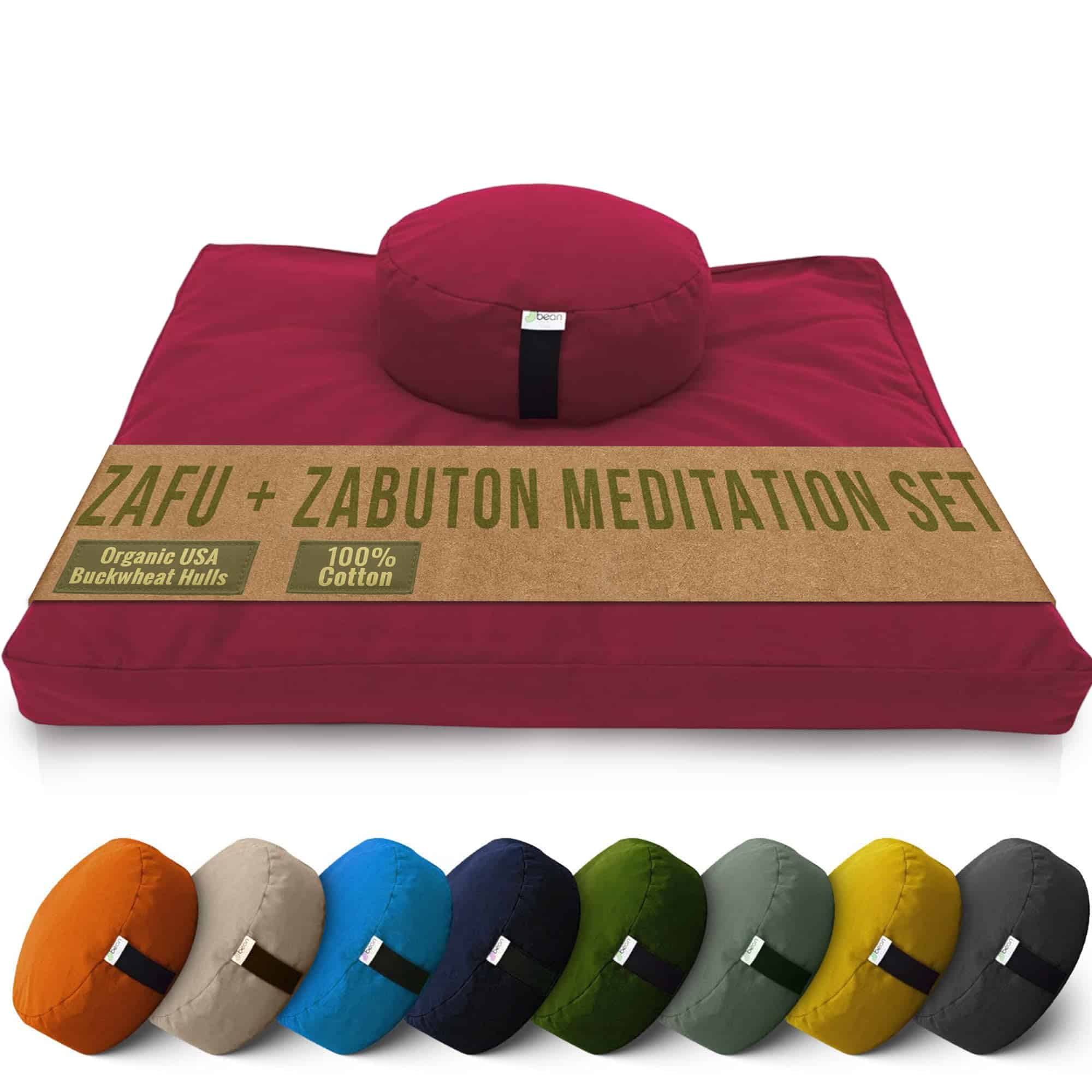 Set de Almohadón de Meditación - Almohadón Redondo Zafu de