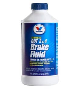 Valvoline 601457-12PK DOT 3 and 4 Brake Fluid - 12 oz.,