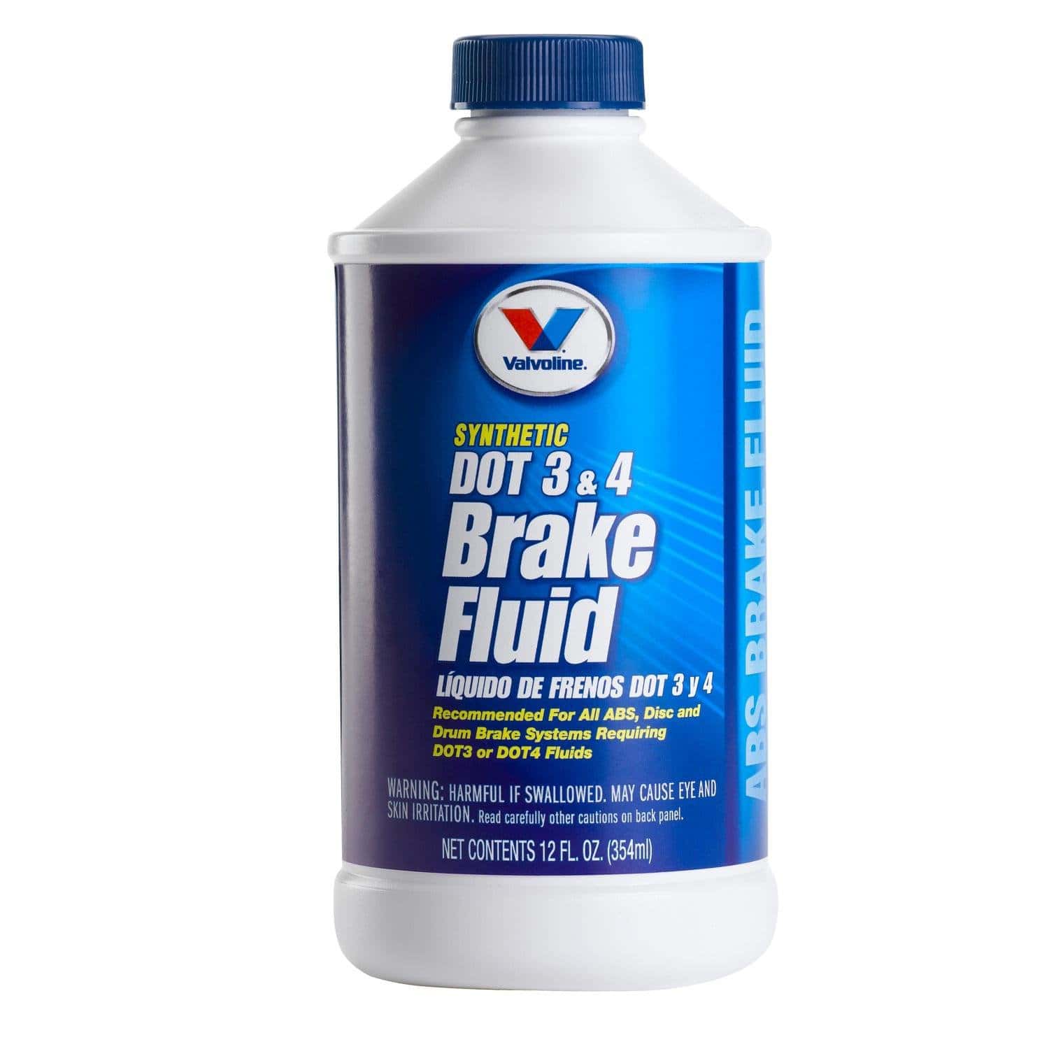 Valvoline 601457-12PK DOT 3 and 4 Brake Fluid - 12 oz.,