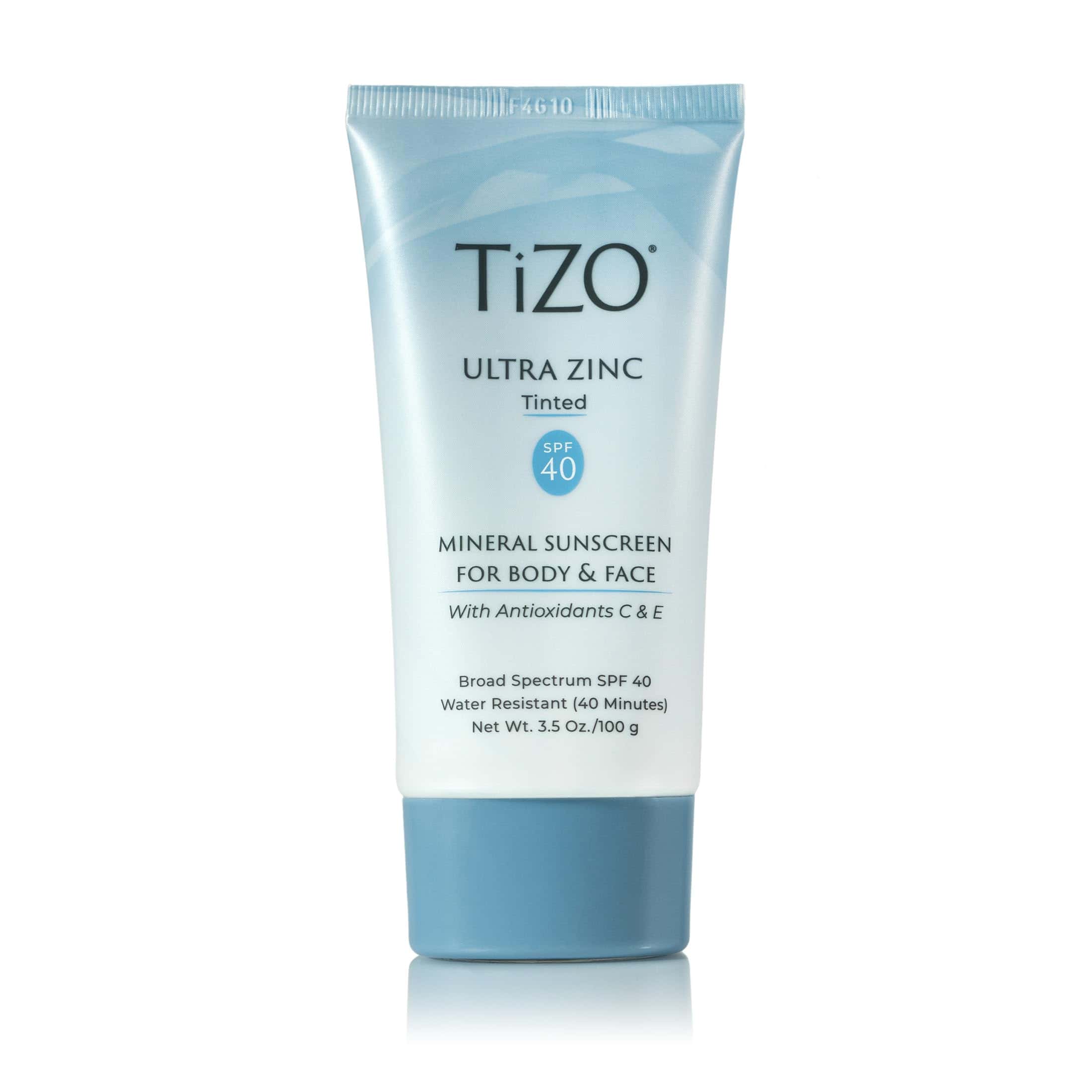 Protector Solar Facial y Corporal con Zinc Tintado SPF 40,