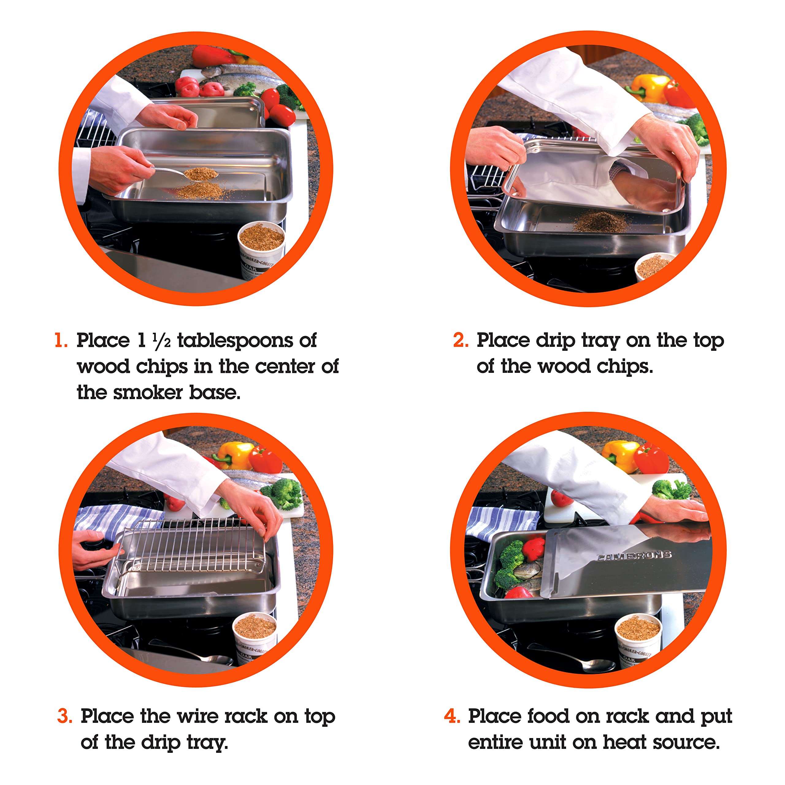 Ahumador Original de Cocina en la Estufa de Camerons - Set - Imagen 5