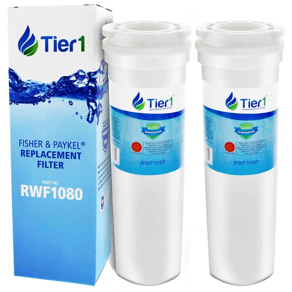 Filtro de agua para refrigerador Tier1 836848 paquete de 2
