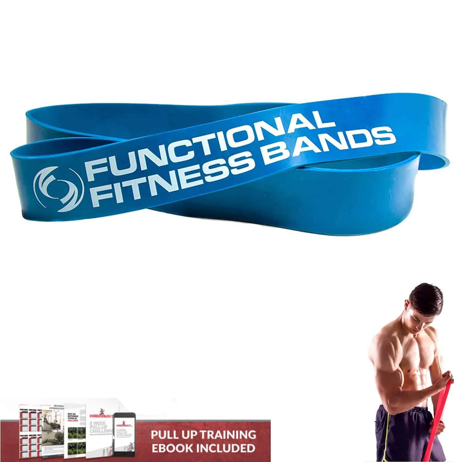 Bandas de Resistencia Funcional Fitness -Azul: 2 1/2" 60-150