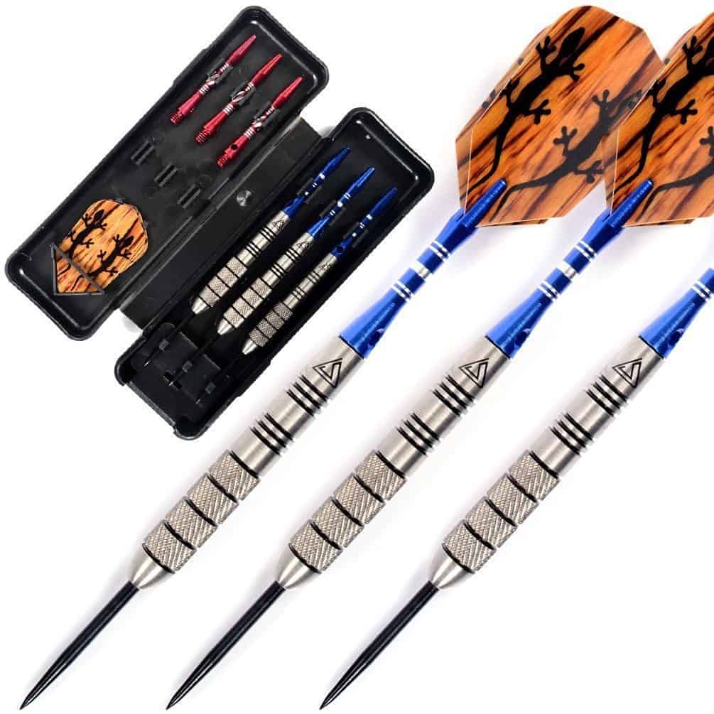 Set de dardos de punta de acero de tungsteno CUESOUL 30