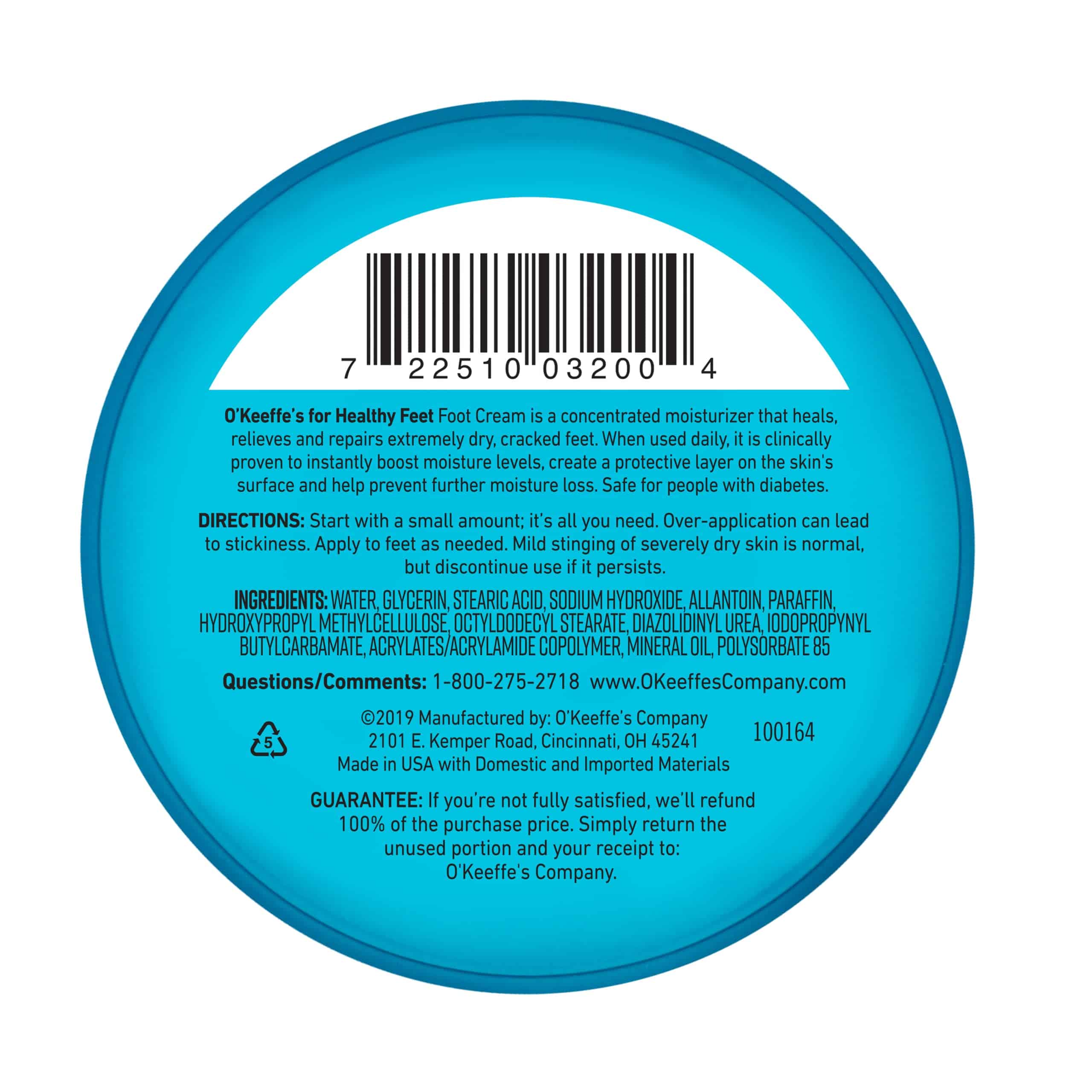 Crema para Pies O'Keeffe's para Pies Saludables; Alivio - Imagen 6