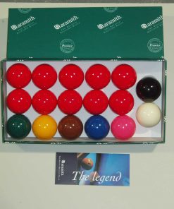Juego de 17 Bolas de Snooker, 2 Pulgadas, por Aramith