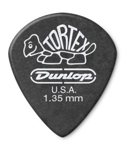 Dunlop 482R1.35 Tortex Pitch Black Jazz III, 1.35mm, 72/Bag