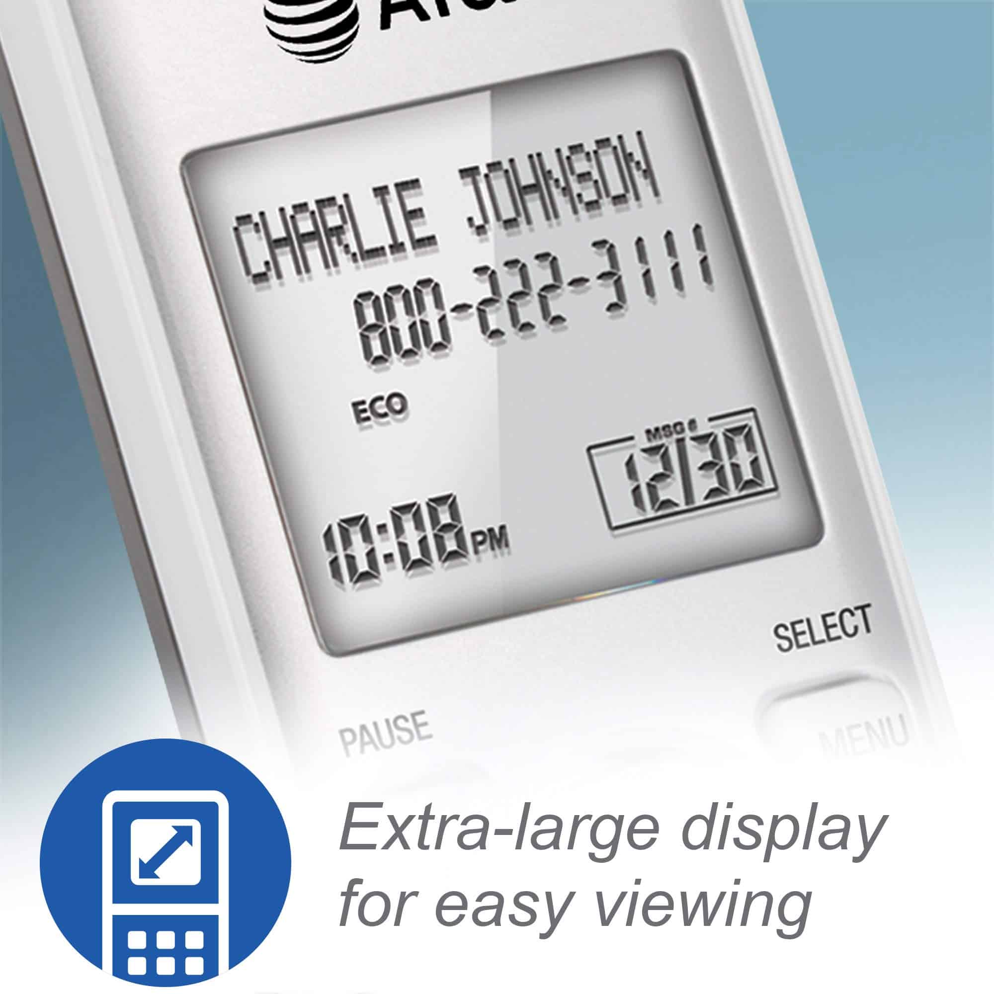 Sistema telefónico inalámbrico AT&T EL52203 de 2 - Imagen 4