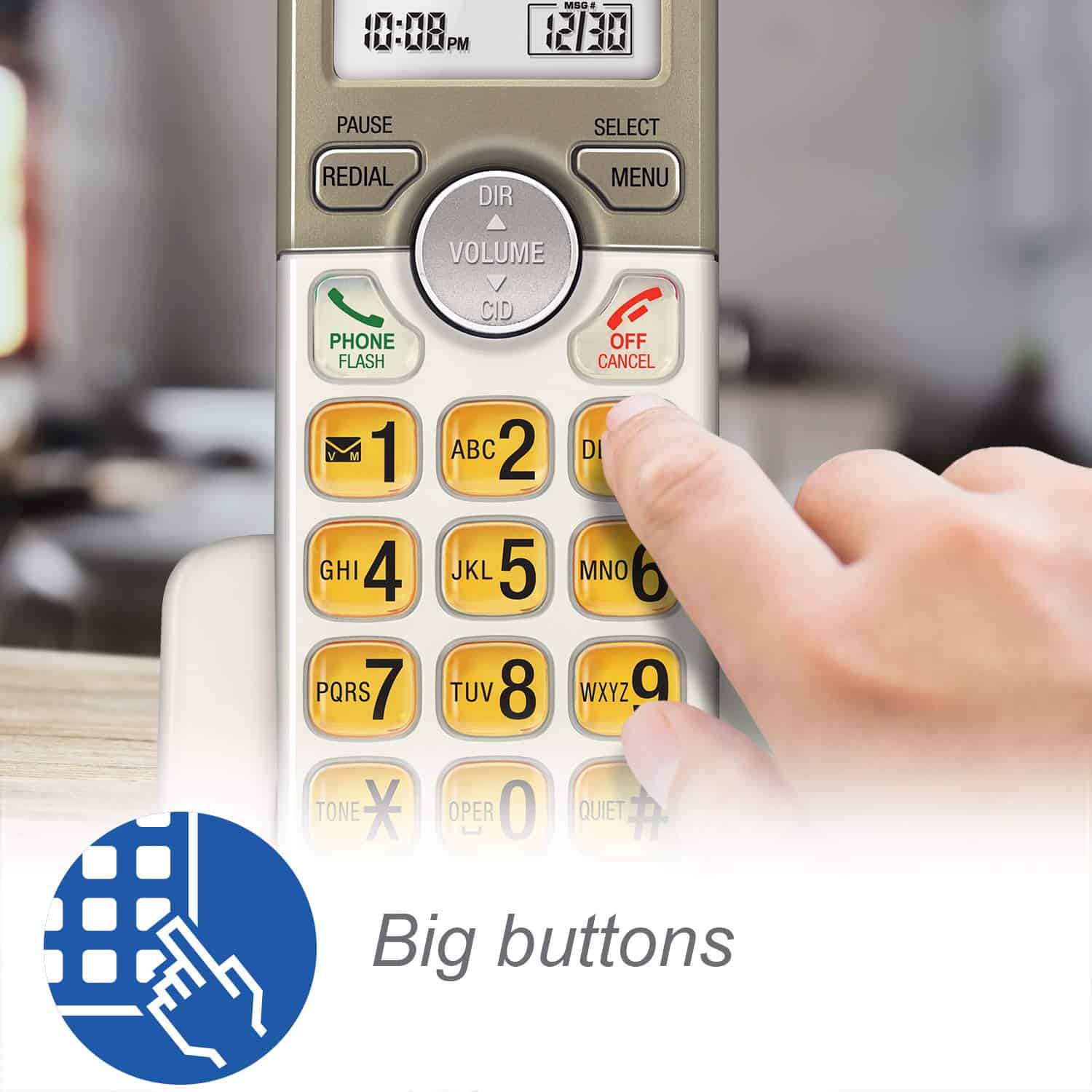 Sistema telefónico inalámbrico AT&T EL52203 de 2 - Imagen 5