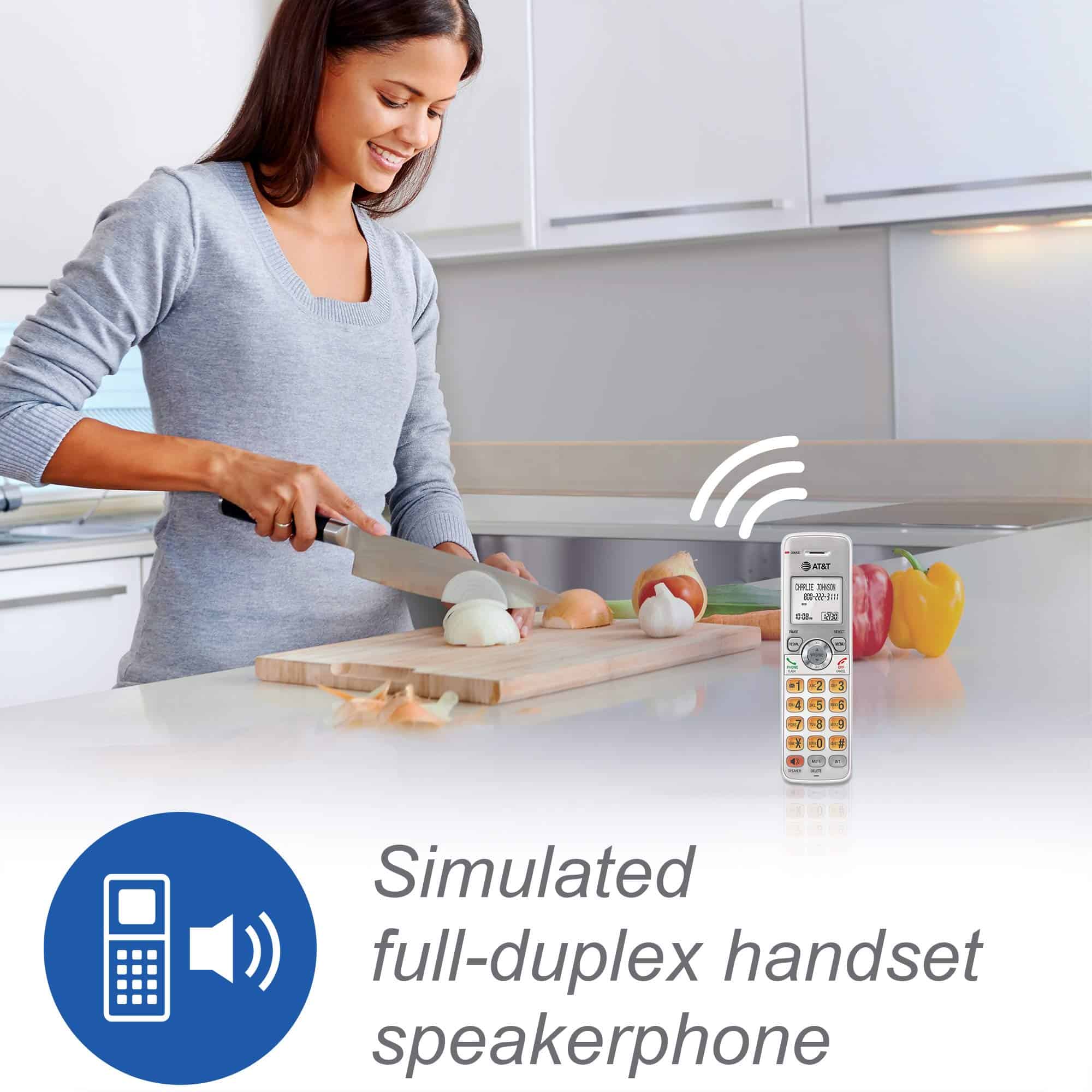 Sistema telefónico inalámbrico AT&T EL52203 de 2 - Imagen 7