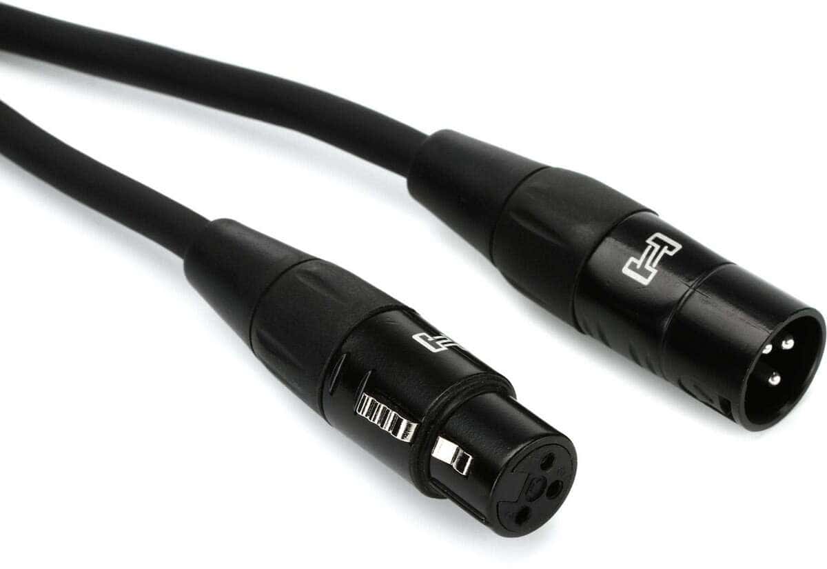 Cable de micrófono profesional Hosa HMIC-015, REAN XLR3F a