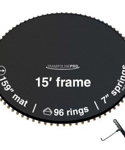Tapete de repuesto para trampolín de 15 pies con
