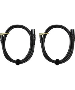 Cable de Audio 2000s E14106P2 1/4" TRS con Ángulo Recto a