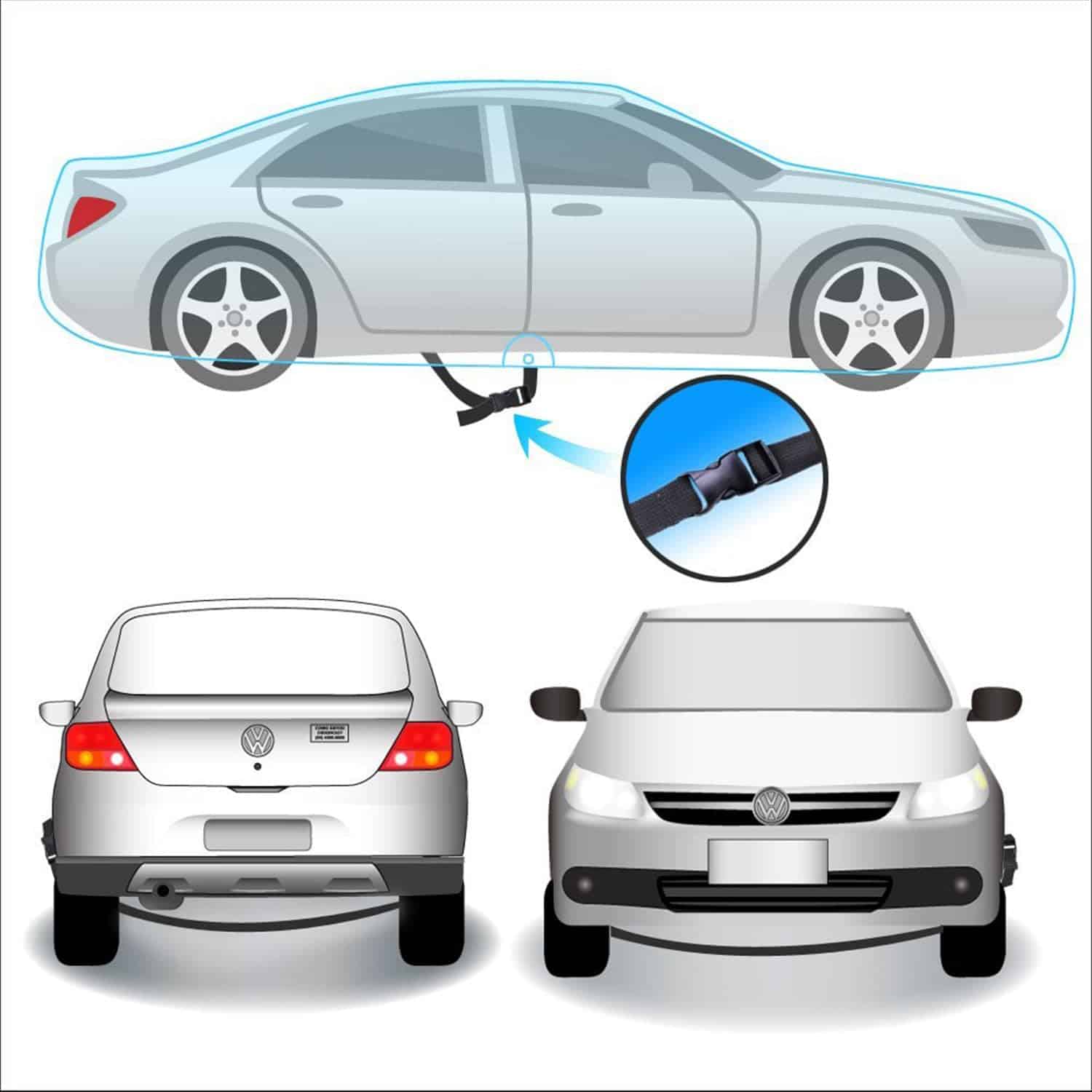 Cubierta de Coche Impermeable Leader Accessories Xtreme - Imagen 9