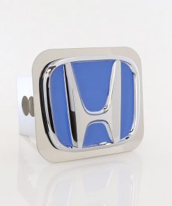 Tapón para enganche cromado azul para remolque para