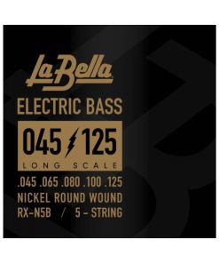 Cuerdas de bajo eléctrico La Bella RX-N5B Long Scale Nickel