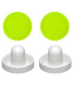 2 Porteros Comerciales de Hockey en Blanco Fluorescente con