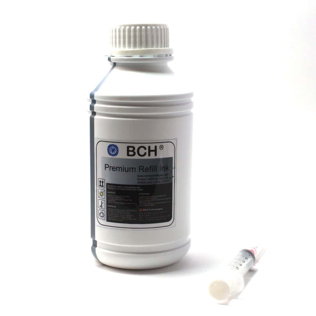 Tinta de tinte negro premium BCH para HP 500 ml - Alto