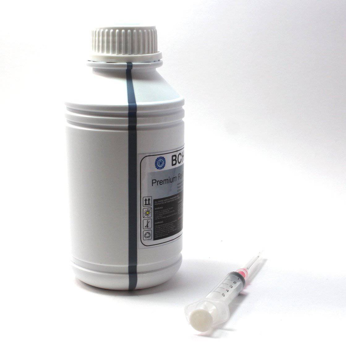 Tinta de tinte negro premium BCH para HP 500 ml - Alto - Imagen 3
