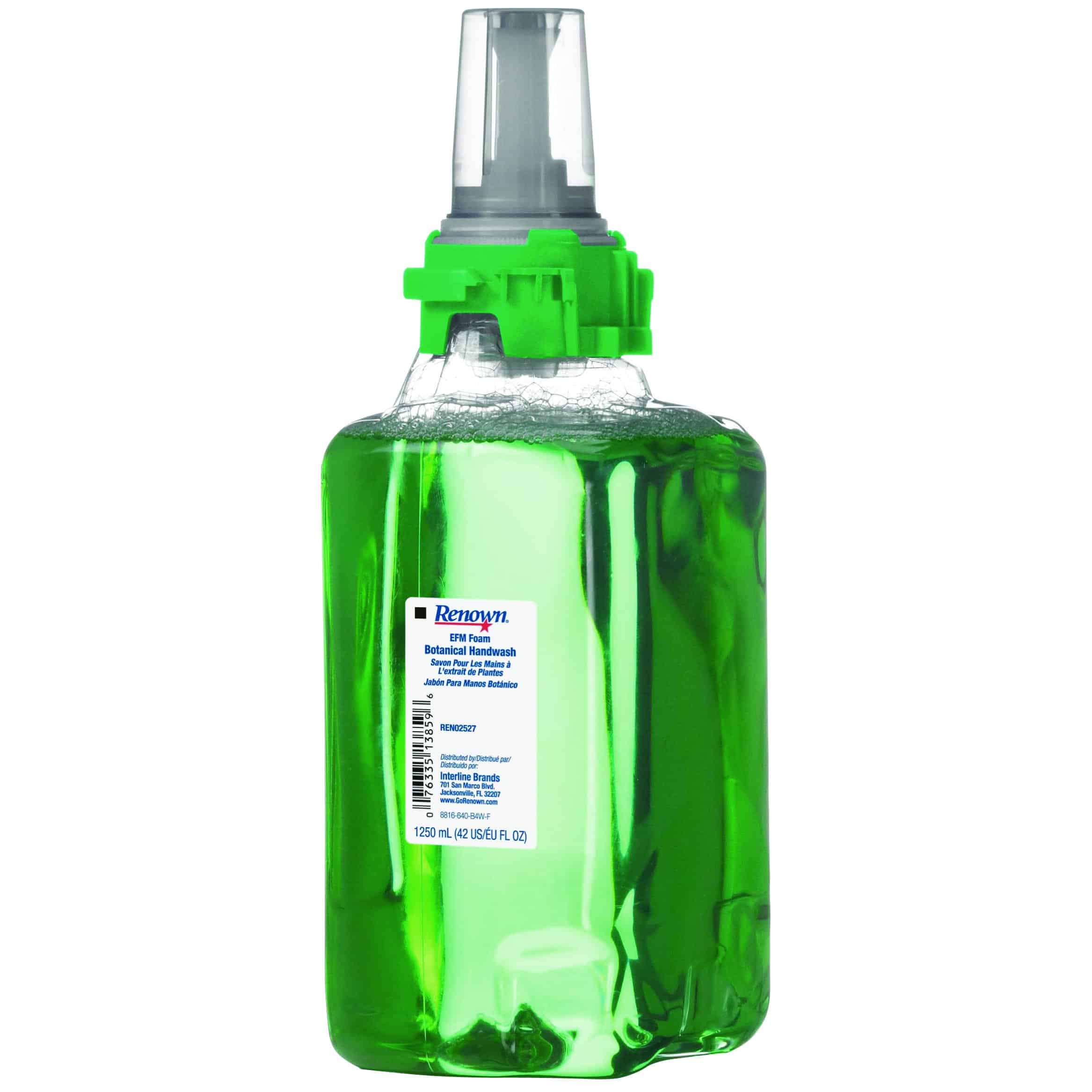 Jabón de Manos de Espuma Renown Efm, 1,250Ml, Verde