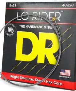 Cuerdas de bajo de acero inoxidable DR Strings Lo-Rider -