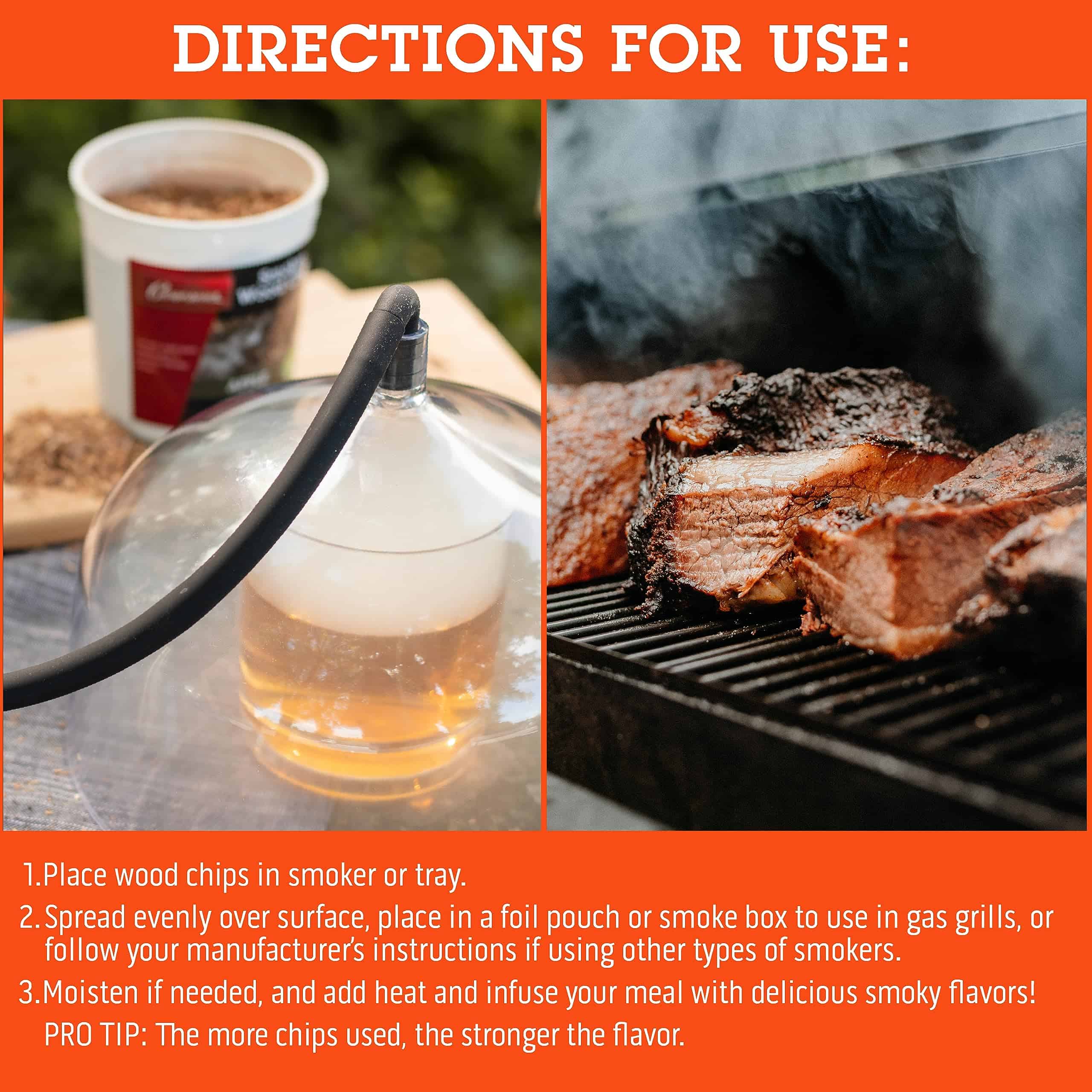 Astillas de Madera de Barbacoa de Hickory Extra Fino 100% - Imagen 7