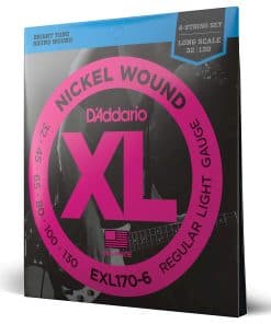 Cuerdas de Bajo D'Addario - XL Niquel - EXL170-6 -