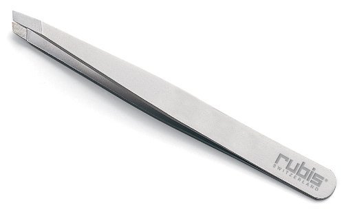 Pinza de depilar inclinada Mehaz Rubis 3 3/4" #130