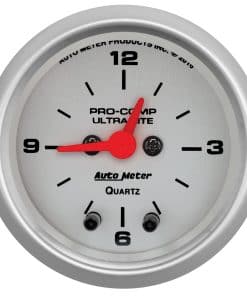 Auto Meter 4385 Ultra-Lite Clock, 2.3125 in.