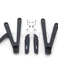 Soporte de reposapiés trasero negro compatible con Honda