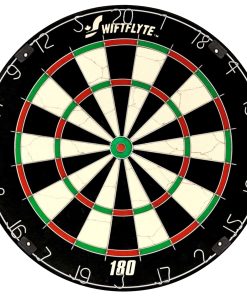 Tablero de dardos de cerdas Swiftflyte 180 con Bullseye sin