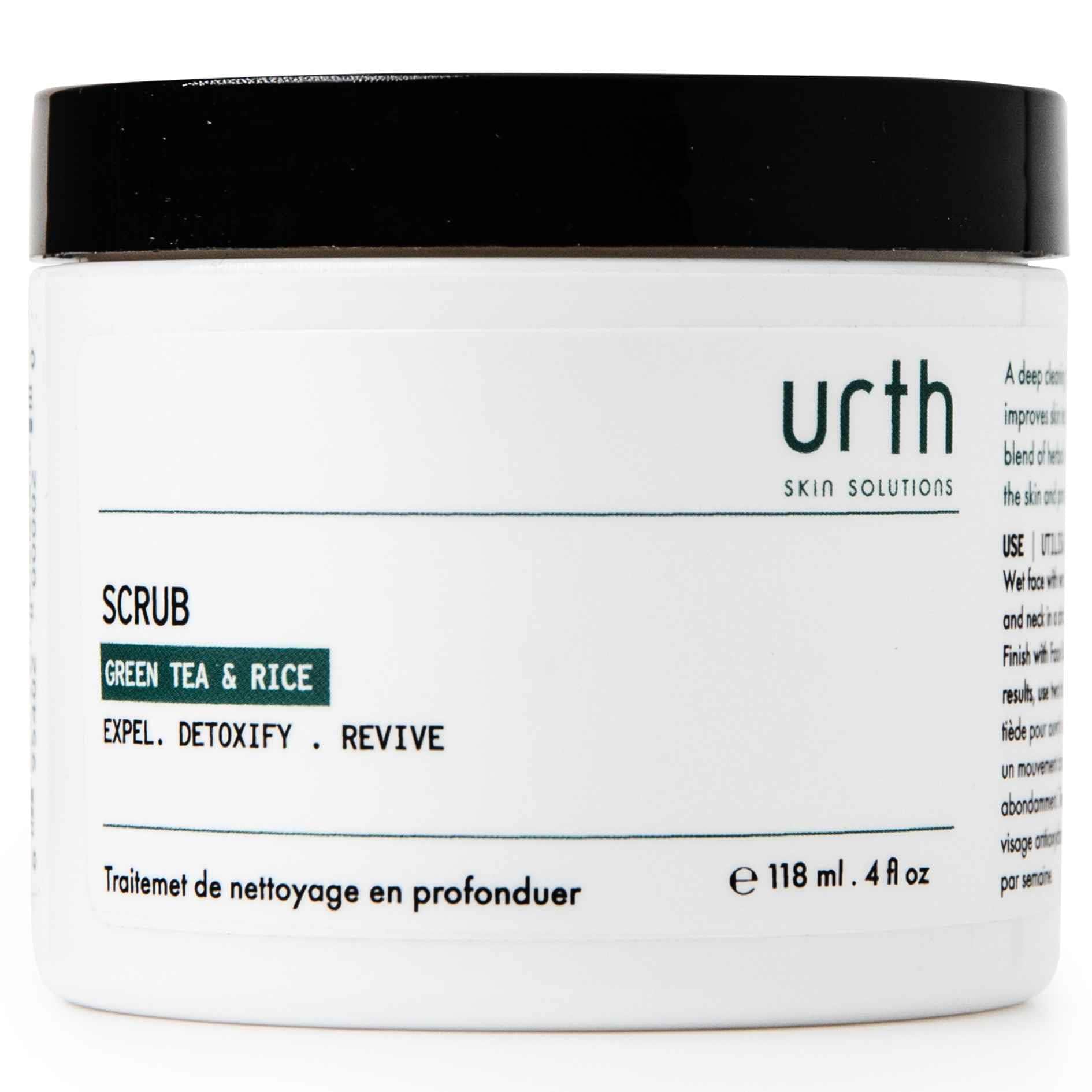 Exfoliante Facial para Hombres Urth con Té Verde y Arroz (4