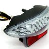 Luz trasera de señal de giro LED integrada para motocicleta