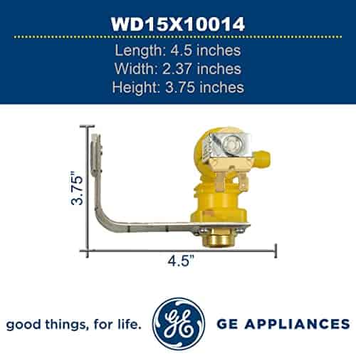 Válvula de entrada de agua GE WD15X10014 genuina OEM para - Imagen 8