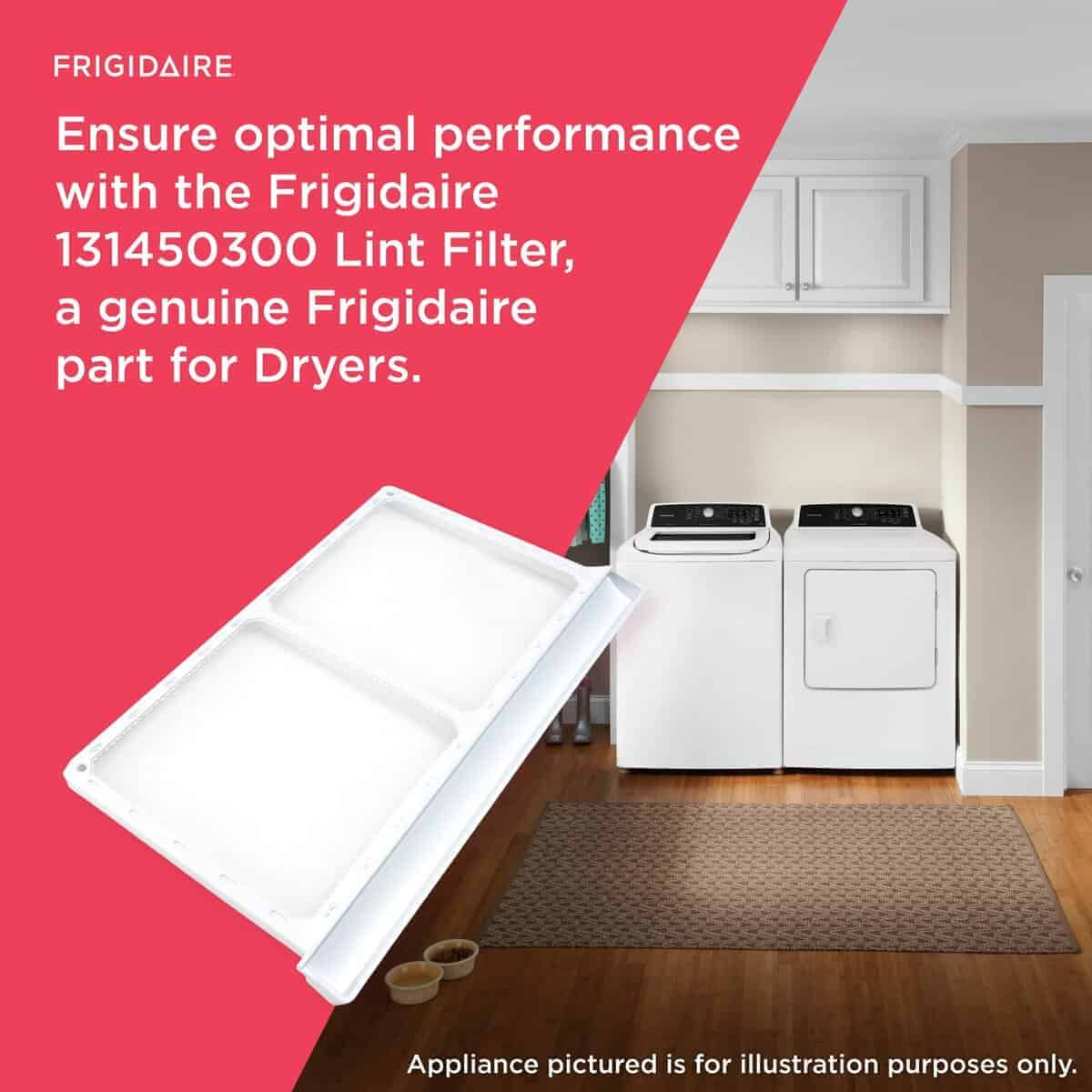 Filtro de pelusas Frigidaire 131450300 para secadoras, - Imagen 4