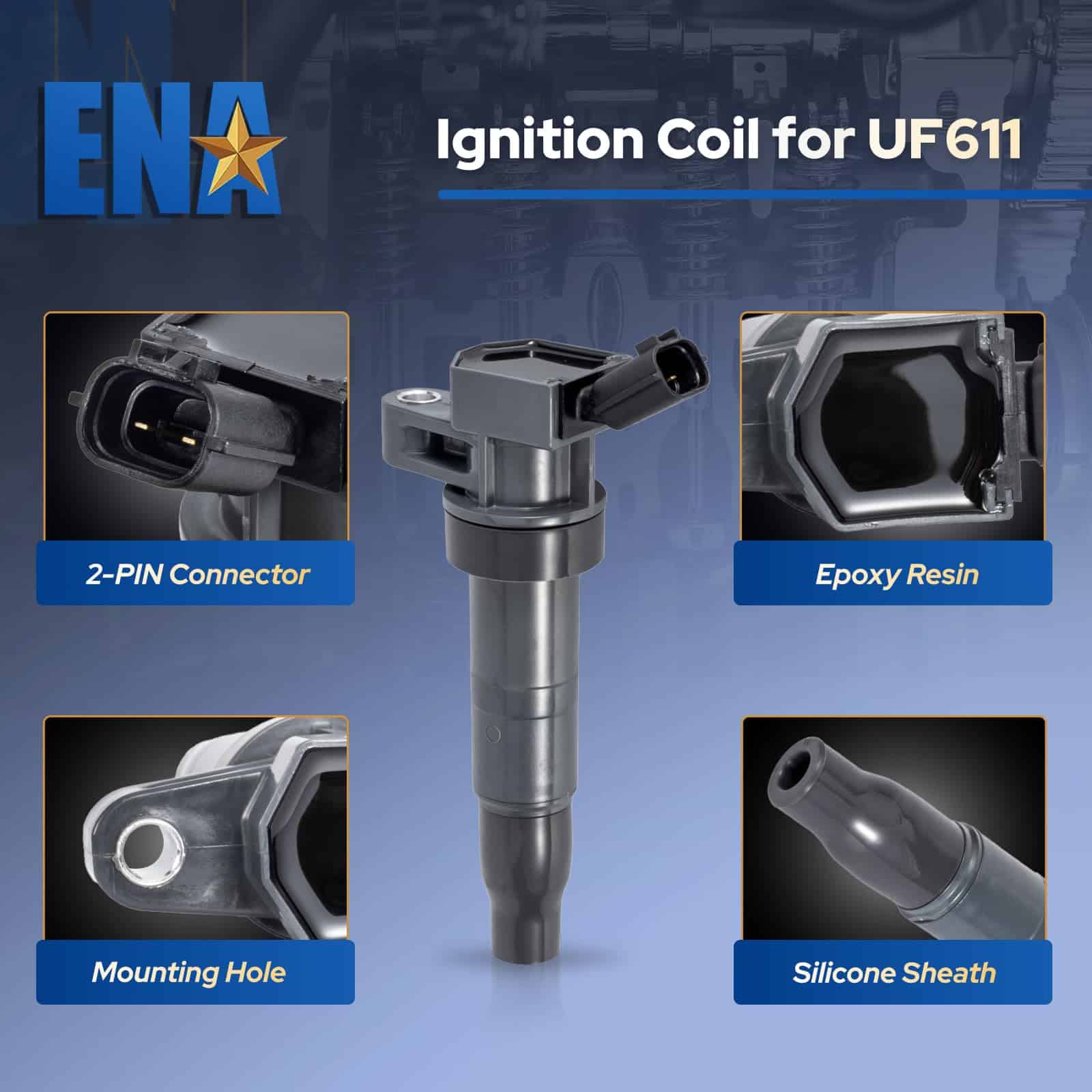 ENA Bobina de Encendido Pack UF611 Compatible con Hyundai - Imagen 5