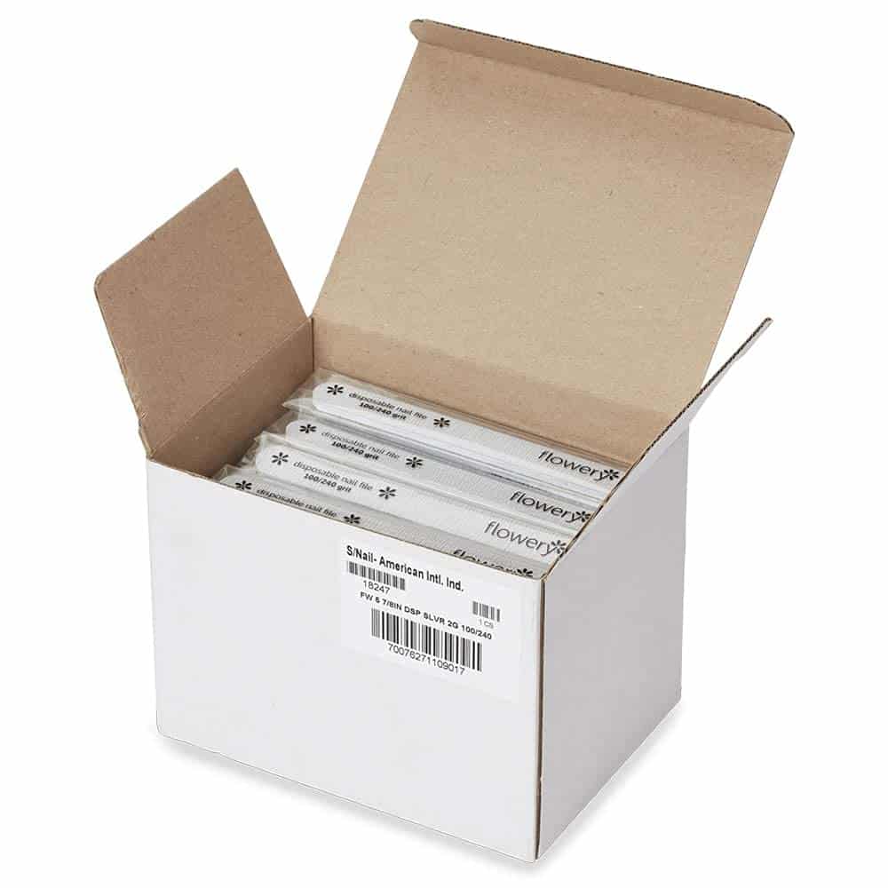 Limas de uñas desechables Flowery para profesionales, - Imagen 3