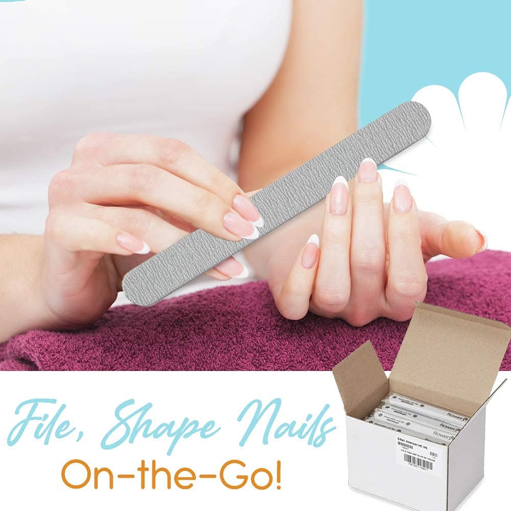 Limas de uñas desechables Flowery para profesionales, - Imagen 4